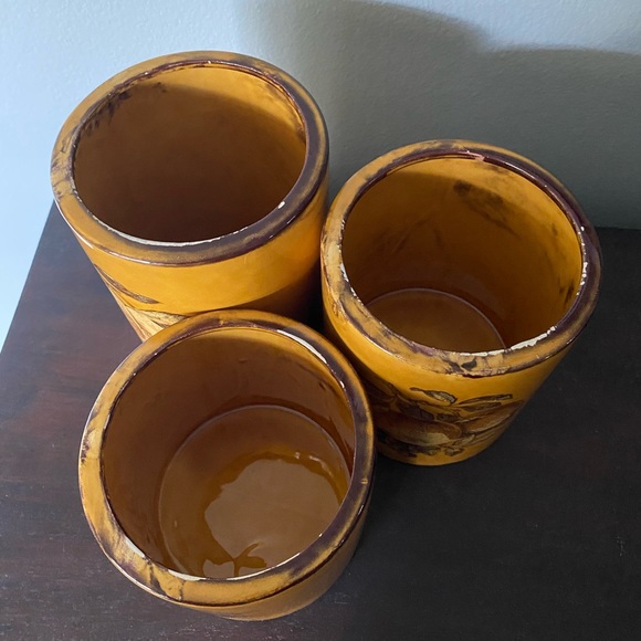 Vintage 60s Canister Set Holiday Designs USA - Picture 3 of 9